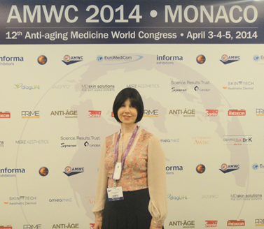 Светлана Леоновна на Международном Конгрессе AMWC 2014 